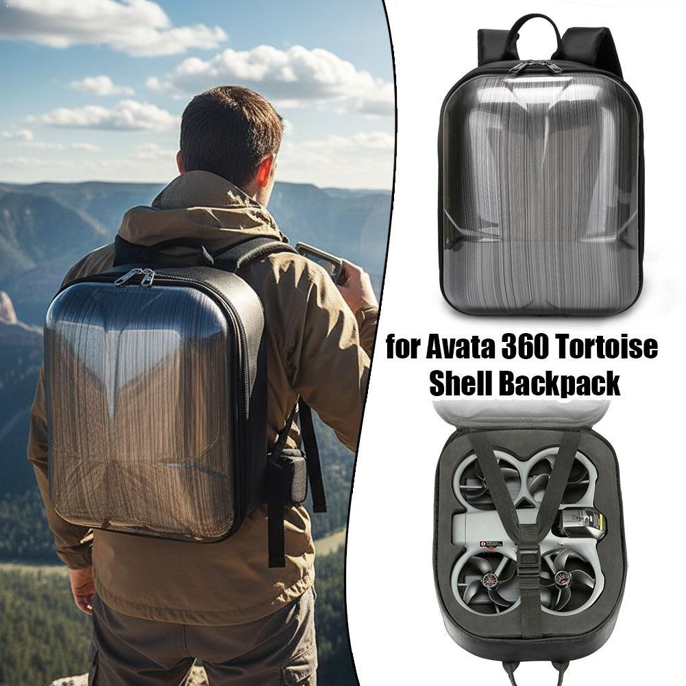 Drone Hard Shell Case - กระเป๋าเป้สะพายหลังแบบแข็งสำหรับดีเจไอ อวาต้า 360 โดรน บอดี้&รีโมทคอนโทรล กระเป๋าใส่ของแบบกันน้ำ