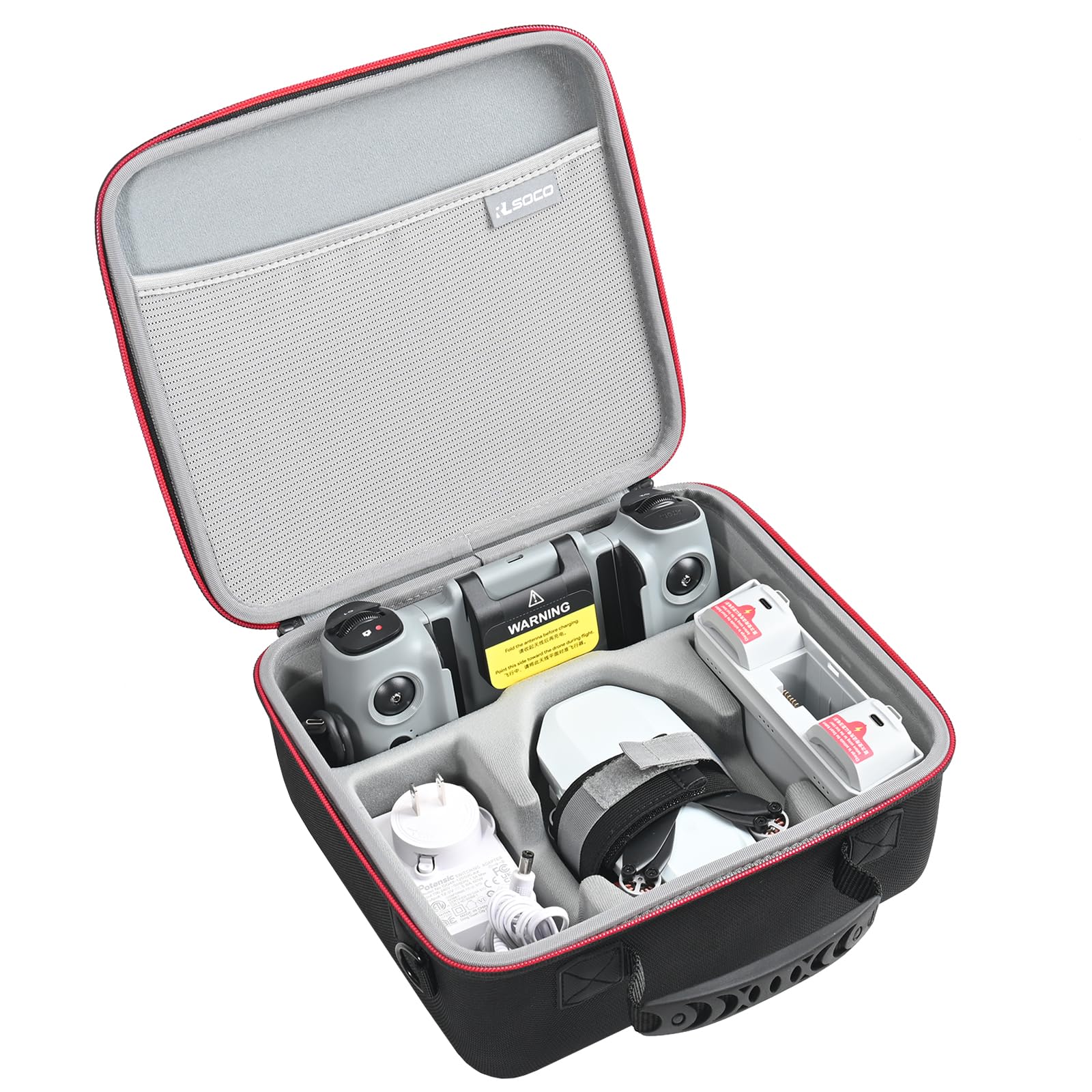 Drone Carrying Case - กระเป๋าถือพกพาสำหรับโดรน Potensic ATOM 2 กล่องเก็บขนาดกะทัดรัดเพื่อความสะดวกในการขนย้าย -