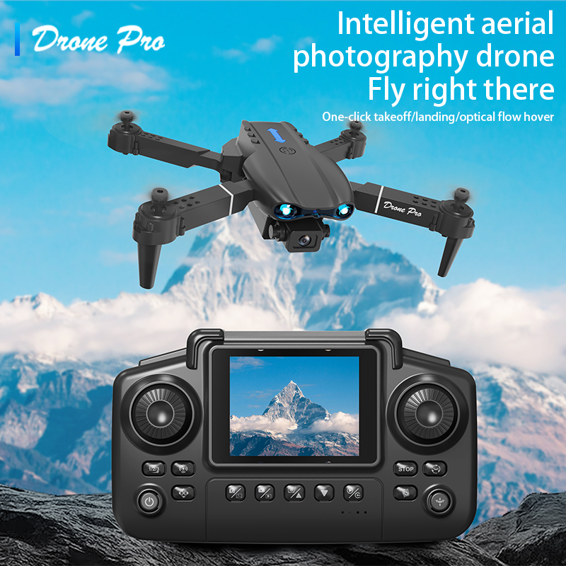 Drone Power Bank - E99 Airหน้าจอควบคุมDrone Professionalกว้างRC Dron HD 4Kกล้องพับเฮลิคอปเตอร์เครื่องบินQuadcopter