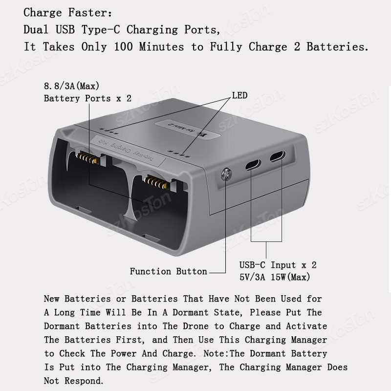 สำหรับ DJI Mini 4K/MINI 2/Mini - Drone Power Bank บทวิจารณ์และราคา