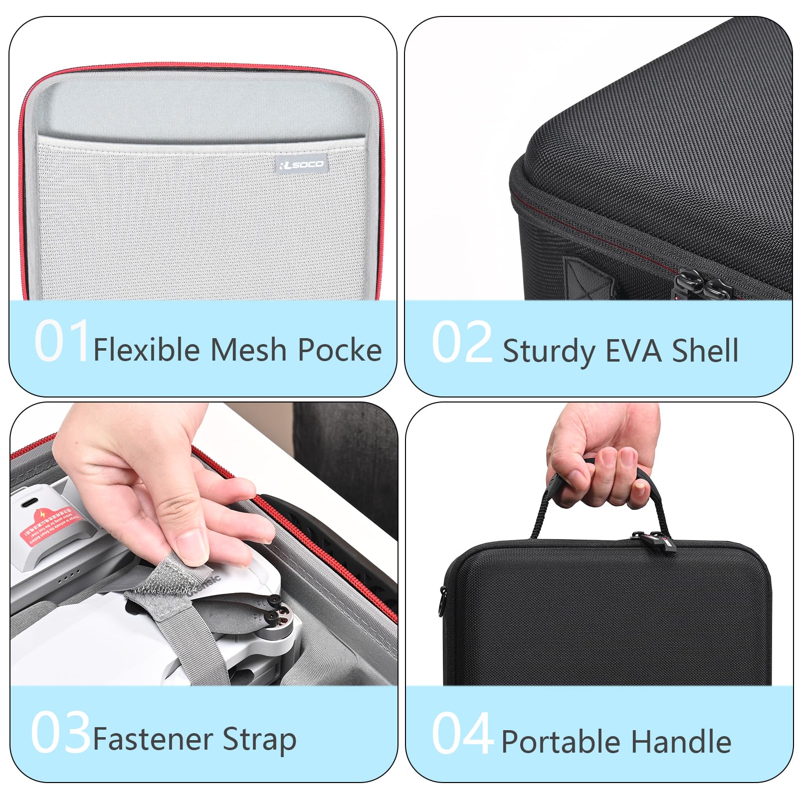 กระเป๋าถือพกพาสำหรับโดรน Poten - Drone Carrying Case บทวิจารณ์และราคา