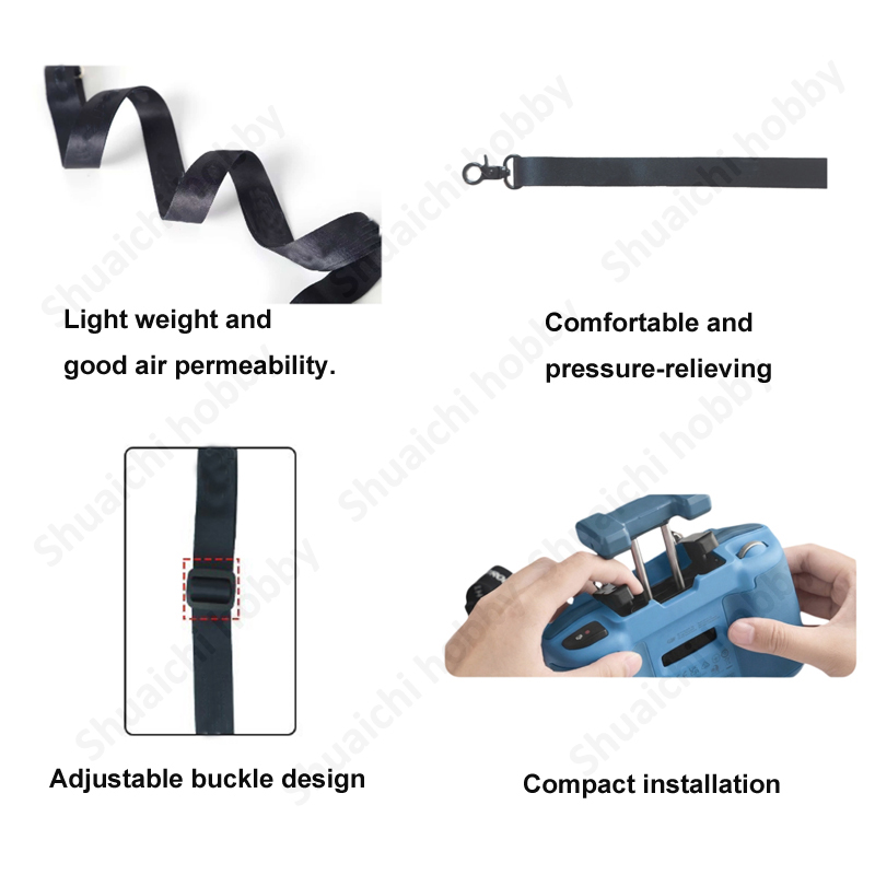 1PCS รีโมทคอนโทรลสายคล้องคอแบบ - Drone Neck Strap บทวิจารณ์และราคา