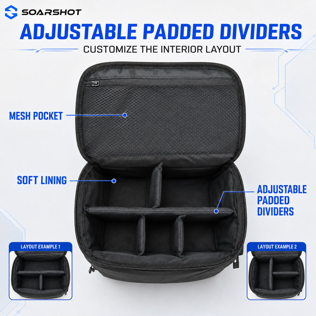 กระเป๋า SOARSHOT สำหรับใส่ DJI - Drone Carrying Case บทวิจารณ์และราคา